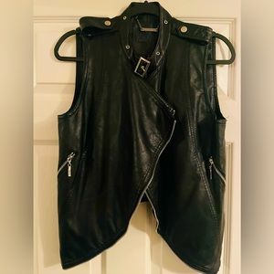Buffalo David Bitton biker style vest size small